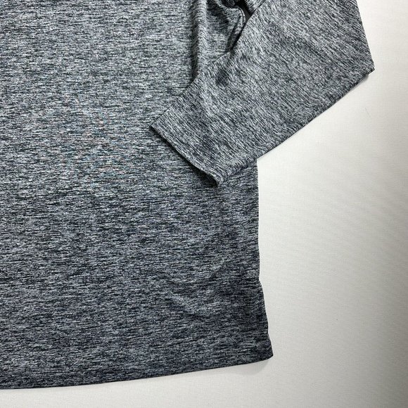 UNDER ARMOUR HEATGEAR ACTIVEWEAR LONG SLEEVE 1/4 ZIP GRAY SHIRT MENS SIZE 2XL - Picture 3 of 8